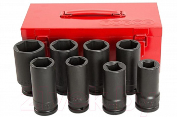 Набор головок дюймовых длинных ударных 3/4", 8 шт. FORCE 6082DS