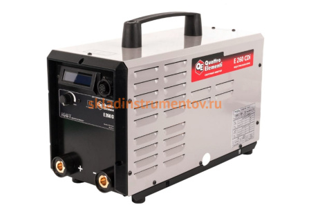 Инверторный аппарат электродной сварки QUATTRO ELEMENTI E 260 641-718 Инверторный аппарат электродной сварки QUATTRO ELEMENTI E 260 641-718