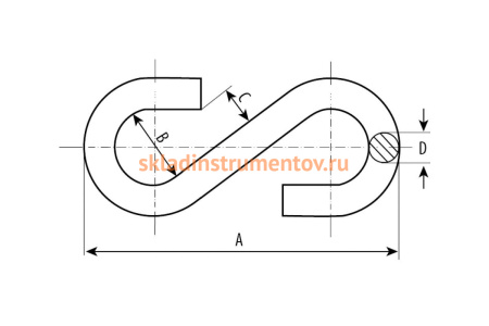 S-образный оцинкованный крюк 65 шт. (6 мм; ТФ5) Зубр 4-304565-06