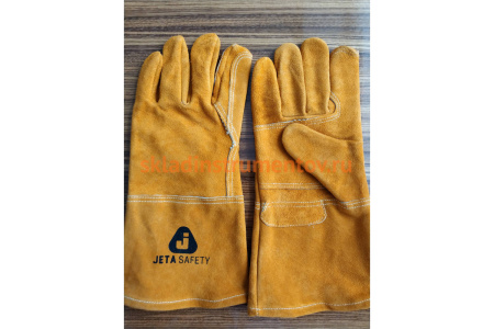 Перчатки сварщика Jeta Safety Ferrus Light, цвет желтый, JWK201-XL