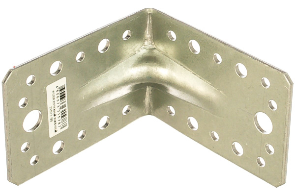 Крепежный усиленный уголок ЗУБР УКУ-2.5 65х90х90 х 2.5мм 31011-90