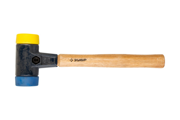 Многофункциональный сборочный молоток Зубр Эксперт с ручкой из ясеня и сменными бойками 2044-50