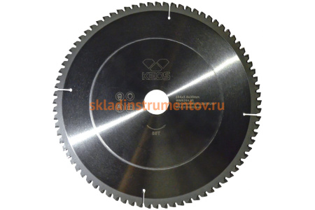 Диск пильный по цветным металлам и ламинату (254x30 мм; z80) KEOS WMB254.80 Диск пильный по цветным металлам и ламинату (254x30 мм; z80) KEOS WMB254.80