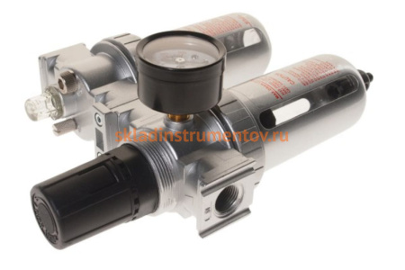 Лубрикатор 3/8 с пластиковым переключателем, давление 215 PSI,2500 л/мин, объем 125 мл. JTC JTC-JW0889-803