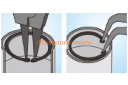 Съемник для стопорных колец 125 мм KING TONY 68HS-05