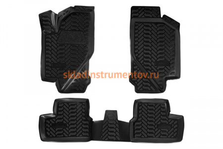 Ковры в салон Airline 3D для Lada Kalina 04-, 13- ACM-PS-03