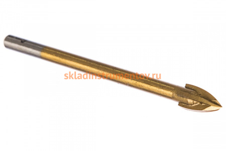 Сверло по стеклу Квадро (6 мм) ПРАКТИКА 034-977