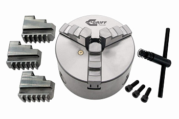 Патрон токарный 3-х кулачковый 160 мм 7100-0005П К11-160 GRIFF b208064