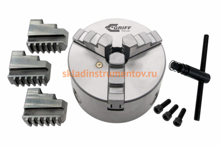 Патрон токарный 3-х кулачковый 7100-0003П К11-125 (125 мм) GRIFF b208061
