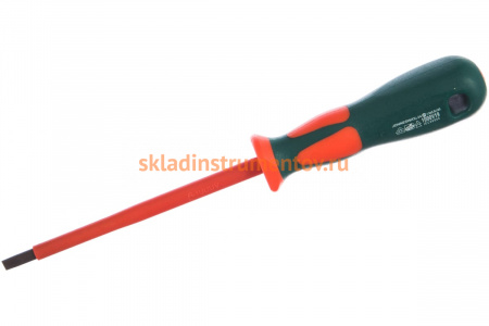 Шлицевая диэлектрическая отвертка Jonnesway, SL, DV13S5125 (D19S5125), 5,5х125мм