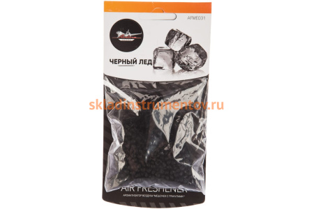 Подвесной ароматизатор Airline Мешочек с гранулами черный лед AFME031