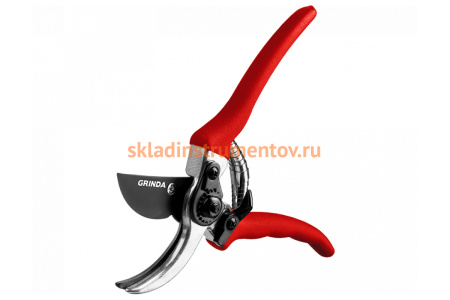 Секатор GRINDA G-11 с алюминиевыми рукоятками, плоскостной, 210мм 8-423001_z02 Секатор GRINDA G-11 с алюминиевыми рукоятками, плоскостной, 210мм 8-423001_z02