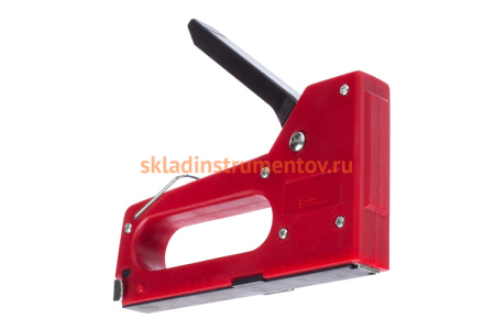 Скобозабивной степлер РемоКолор пластиковый корпус и рукоятка, с рессорным механ., 6-8 мм, 25-0-000