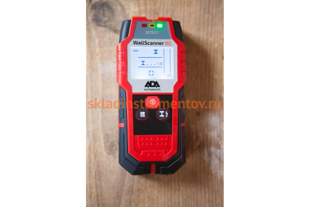 Детектор проводки ADA Wall Scanner 80 А00466