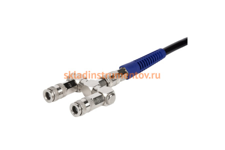 Разветвитель пневматический с вращающимися соединениями ( 2 выхода рапид EURO) WIEDERKRAFT WDK-83RLL