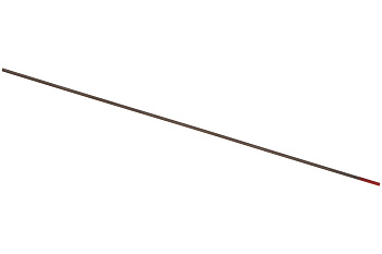 Электрод вольфрамовый WT-20-175 (10 шт; 1.6 мм; красный; DC) Кедр 7340022