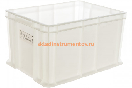 Сплошной морозостойкий ящик Тара.ру 400х300х230 мм, белый 18641