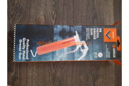 Шприц V-серии пистолетного типа Groz V5F/B/SPL 345атм, 500см3, шланг GR42976