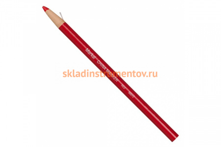 Промышленный восковой самозатачивающийся карандаш Markal China Marker, красный 96012