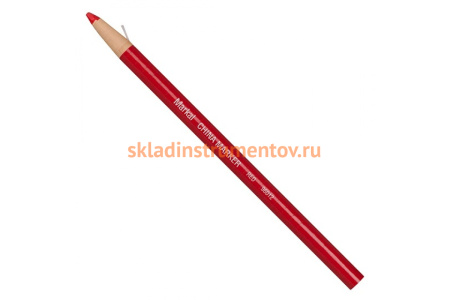 Промышленный восковой самозатачивающийся карандаш Markal China Marker, красный 96012