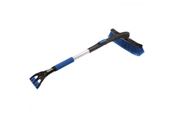 Щетка-сметка для снега БАРС со скребком телескопическая 55324 Щетка-сметка для снега БАРС со скребком телескопическая 55324