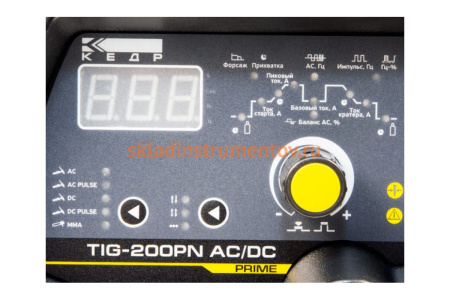 Установка аргонодуговой сварки 220 В КЕДР TIG-200 PN AC/DC 8005910