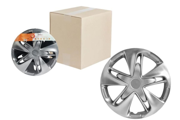 Колесные колпаки Airline 16" Супер Астра, серебристые, 2 шт. AWCC-16-01