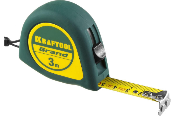 Рулетка KRAFTOOL GRAND 3м/16мм 34022-03-16