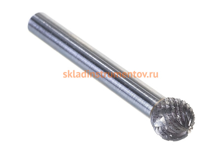 Бор-фреза форма D сфера (9.6x8 мм; хвостовик 6 мм) D.BOR 9F-13096K02D