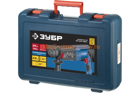 Перфоратор ЗУБР Профессионал 750 Вт ЗП-24-750 К