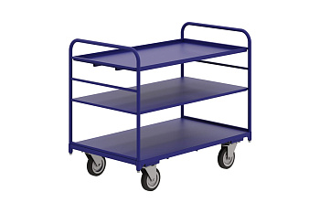 Тележка RUSKLAD платформенная с двумя ручками ТЯ 3 (600x1000) d125мм Тележка RUSKLAD платформенная с двумя ручками ТЯ 3 (600x1000) d125мм