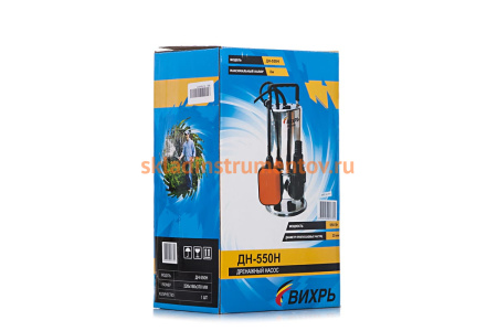 Дренажный насос Вихрь ДН-550Н 68/2/4