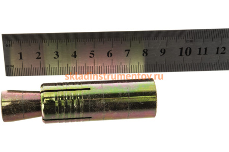 Анкер с клином Зубр желтопассивированный, 22x63мм, ТФ6 4-302076-16-063