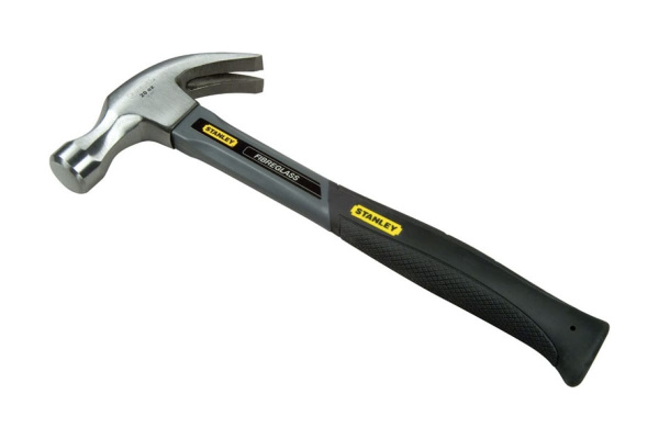 Молоток 570г / 20Oz Stanley Grey Fiberglass Curve Claw 1-51-628