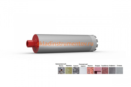 Коронка алмазная HSP (142х450 мм; 1 1/4 UNC) Rothenberger FF41140