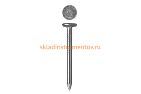 Гвозди с большой потайной головкой ЗУБР цинк 90 х 4.0 мм 90 шт. 4-305091-40-090