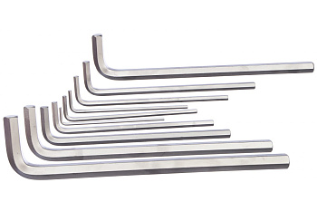 Набор Г-образных шестигранников 3-17мм, 10шт KING TONY 20210MR