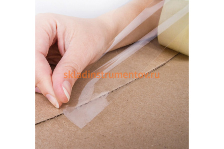 Упаковочная клейкая лента BRAUBERG 48 мм х 132 м, прозрачная, 45 микрон 440157