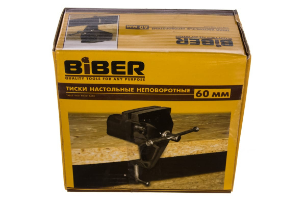 Настольные тиски 60мм Biber 85882 тов-093082
