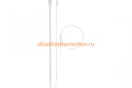 Кабельные стяжки ЗУБР КОБРА белые, нейлоновые 30930-76-280