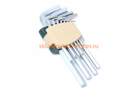 Набор ключей Г-образные 6-гранные длинные ROCKFORCE RF-5137L