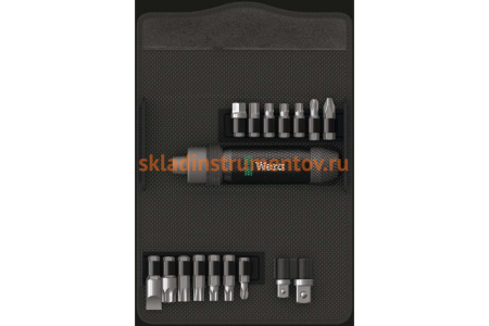 Набор ударного винтоверта WERA 2090/17 90 Нм с битами 5/16, 17 пр. WE-072017