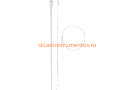 Кабельные стяжки ЗУБР КОБРА белые, нейлоновые 30930-76-280