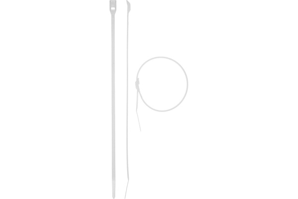 Кабельные стяжки ЗУБР КОБРА белые, нейлоновые 30930-76-280