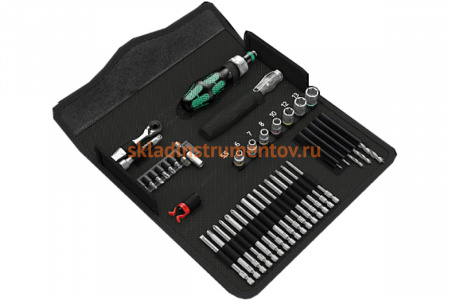 Набор бит, держатель, ключ WERA WE-135939