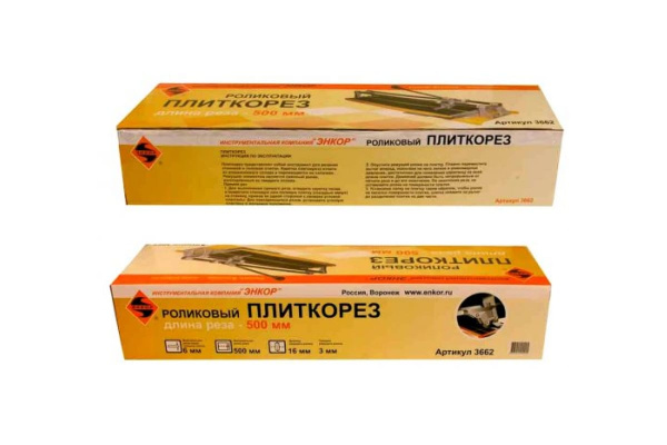 Плиткорез Энкор 500 мм 1/3 3662