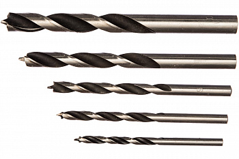 Набор сверл по дереву витых (5 шт; 4-10 мм) Biber 71205 тов-041971