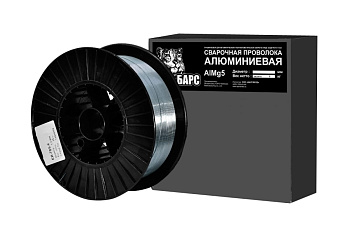 Проволока сварочная алюминиевая (1.6 мм; кассета 6 кг; СВ-АМг5) AIMg5 БАРС