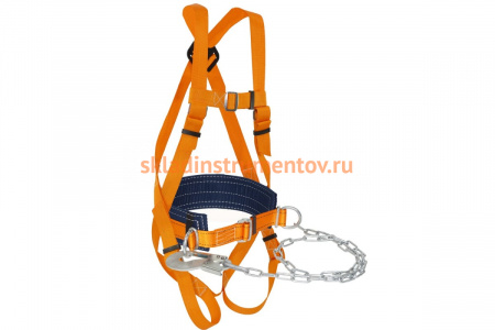 Удерживающая система с наплечными и набедренными лямками со стропом из цепи ПРОГРЕСС СЕФЕТИ УС 2 ГЖ