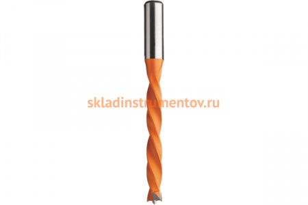 Сверло HW (7x65x105 мм; Z 2+2; S 10x30 мм; LH) для присадочного станка CMT 372.070.12